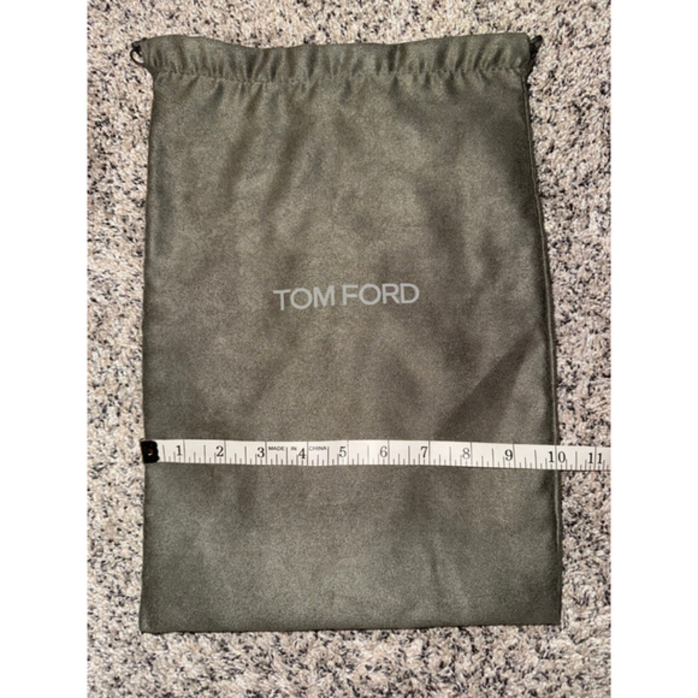 TOM FORD Unisex Dark Olive Light Grey Logo One Size Garment Dust Bag​